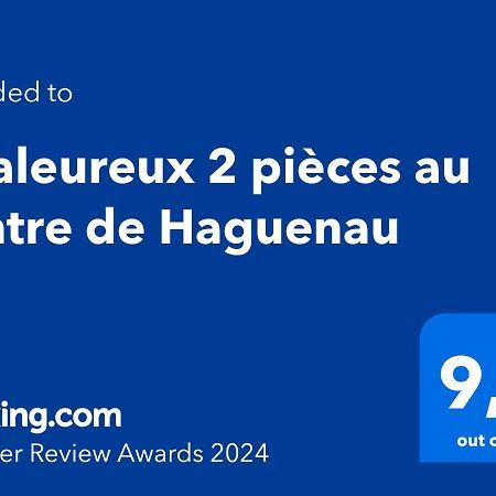 Appartement Chaleureux 2 pièces au centre de Haguenau Extérieur photo